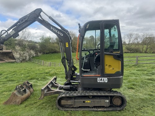 Volvo ec27d mini excavator - volvo,