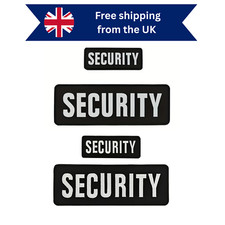 Security Badge with Hook and Loop Patch