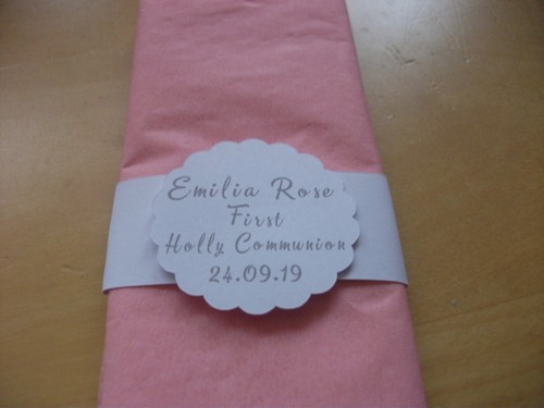 Personalised paper napkins - 20,