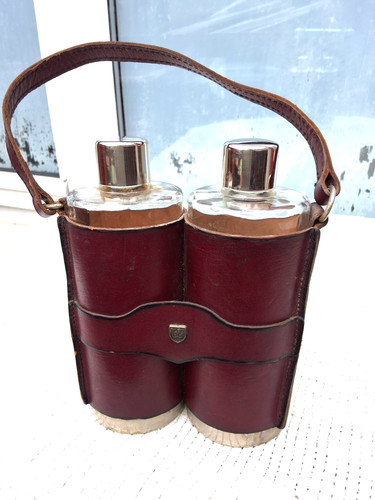 Vintage double flask - double, in