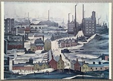 Ashton Under Lyne 1952 Industrial Landscape L S Lowry Bradford Museums Postcard