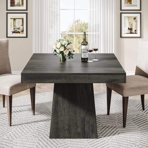 Square farmhouse wood dining - square,