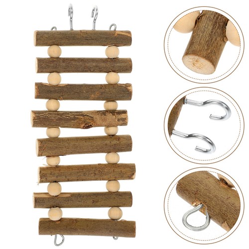 Wooden bird ladder toy for - bird,