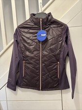 Just Togs Dark Plum Ladies Hybrid Jacket Size 10