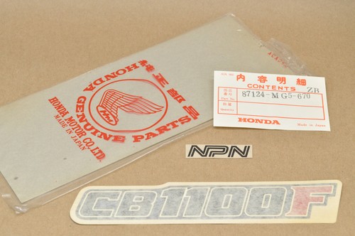 Nos honda 1983 cb1100 - 1983, f