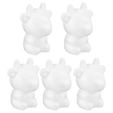 5pcs Cow Ornament Unfinished
