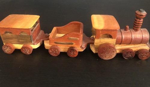 Antique wooden trains ref 02 - antique, ref:02