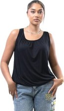 Ladies Jersey Bubble Hem Strap