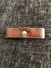 Antique/Vintage Girl Guides Or Scouts Leather Woggle