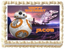BB8 Star wars Edible cake