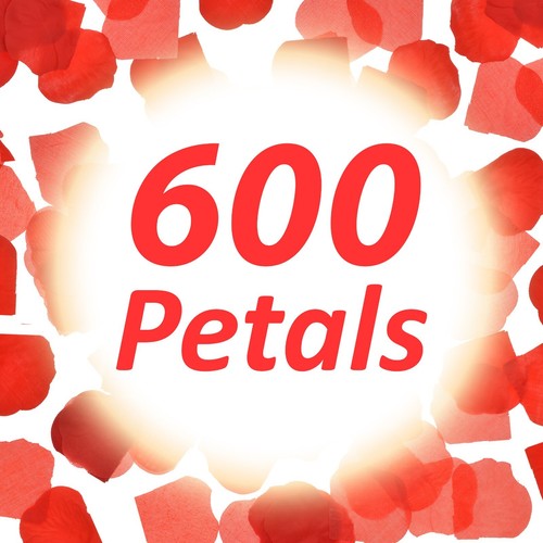 Red rose petals 600pc - red,