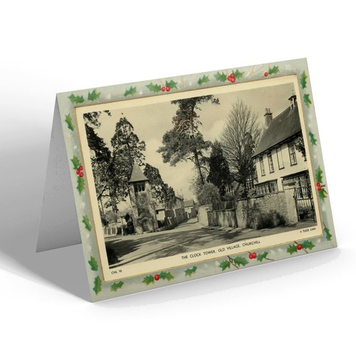 Xmas notelet vintage - xmas,