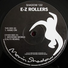 E-Z Rollers – Hang On 12" Vinyl Moving Shadow Jungle Drum&Bass 1998 VG