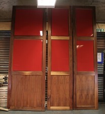 Large Solid Walnut Internal Bifold Doors