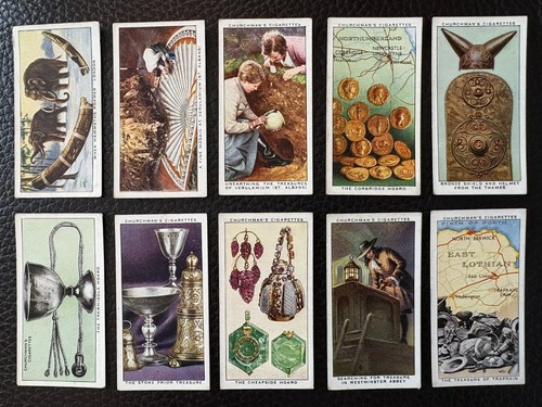 Cigarette cards treasure - cards,