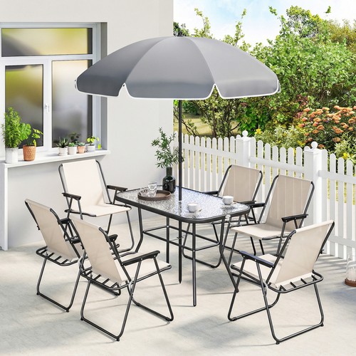Piece garden dining set with - piece,