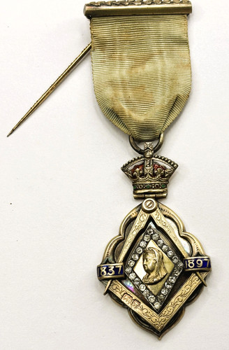 Antique gilded silver queen - antique,