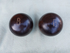 Pair of Antique Bowling Woods