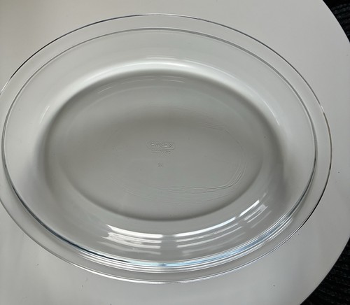 Vintage pyrex oval pie dish - vintage,