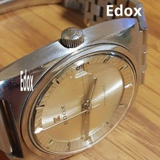 Edox Hydromatic Date Automatic Men's Watch Used From Japan