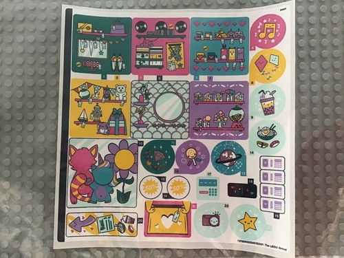 Lego friends sticker sheet - lego,