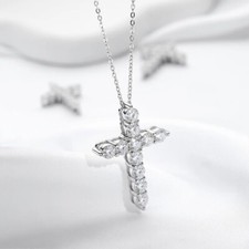0.5ct Cross Religious Necklace