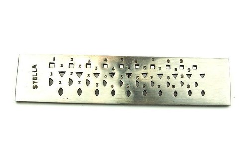 Jewellers drawplate oval - jewellers, drawplate,