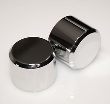 YZF 600 YZF600R6 R6 YZFR6 06-07 POLISHED BILLET FLAT FORK TUBE CAPS COVERS 405