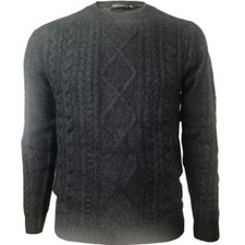 mens Wool mix Charcoal ZARA jumper size M medium