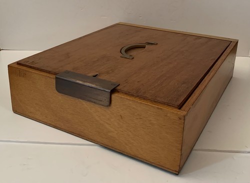 Vintage wooden cash till case - vintage,