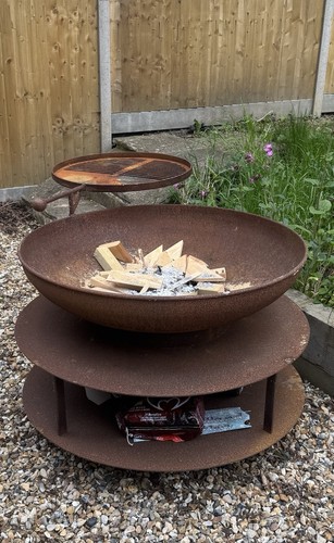Large heavy duty outdoor fire - large,