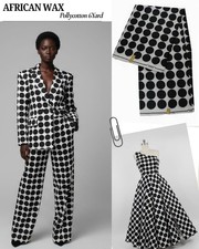 African print 6 Yards polycotton wax for crafting & dress making