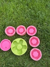 Joblot Silicone Mould Tea light Holder Incense Stick Holder Devon Dotting