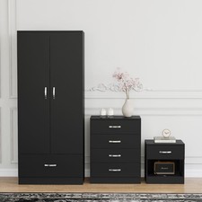 3 Piece Black Bedroom