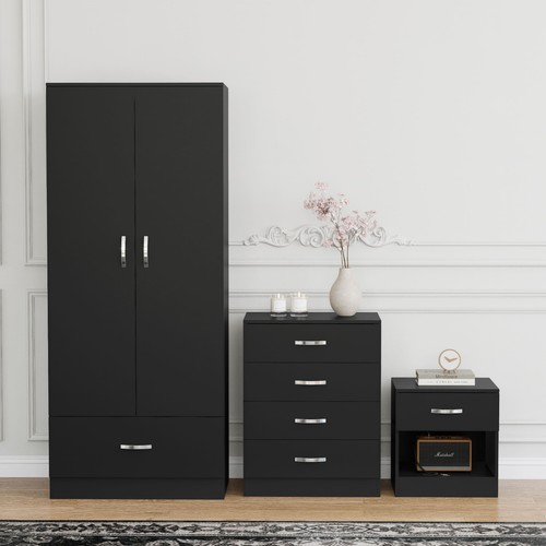 Piece black bedroom - 3,