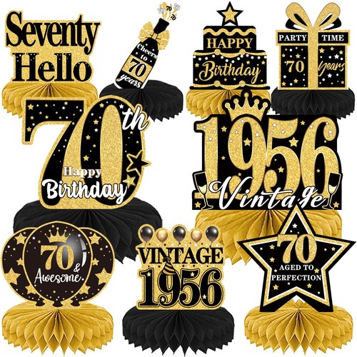 70th birthday decorations - 70th,