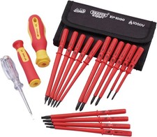 Draper XP1000 18 Piece Precision Screwdriver Set | VDE Dual One Size 