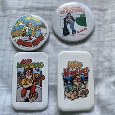 4x Mike Harding Pin Badge