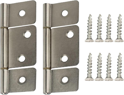 Three leaf non mortised hinge - non-mortised,