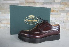 Church's Size 40 Budapester Lace-up Shoes Platform Burgundy New Former RRP 490 €