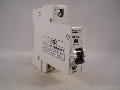 Mem mcb type amp m9 - amp, single