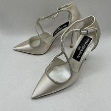 Ivory Satin Diamanté Shoes