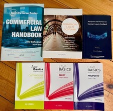 Scottish Commercial Law, Contract Law, and Study guides 6 BOOK BUNDLE