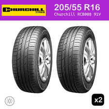 2x Churchill 205/55R16 2055516