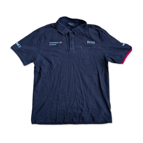 Porsche racing black polo - porsche,