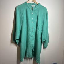 Sahara Womens Green 100% Linen