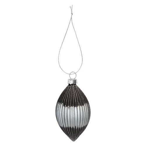 Christmas hanging glass bauble - glass,
