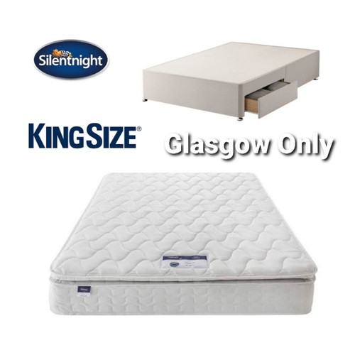 Silentnight king size - size, divan