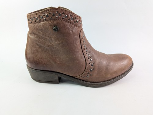 Wrangler brown leather ankle - wrangler,