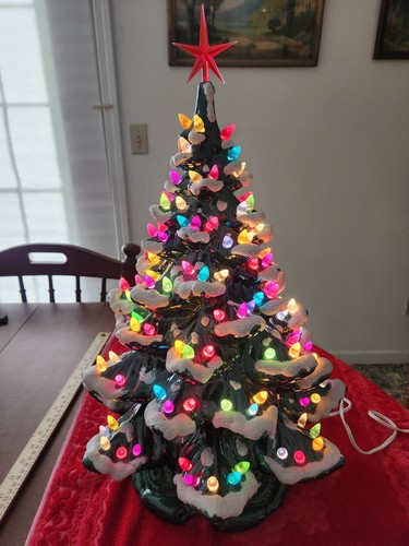 Ceramic christmas tree - ceramic,